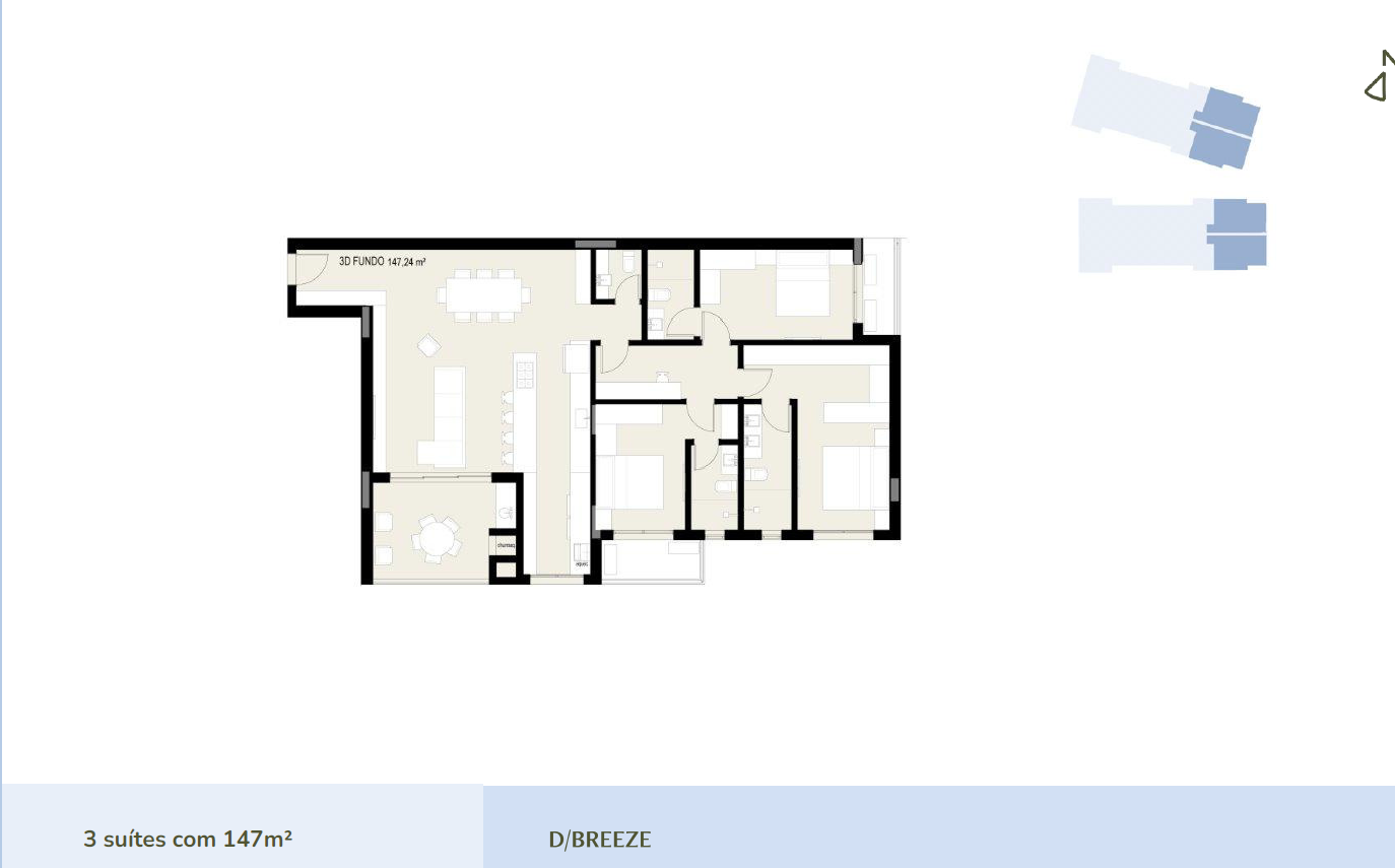 3 Quartos