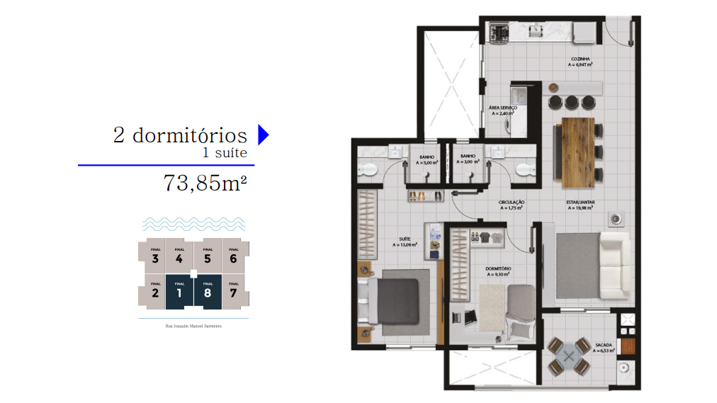 2 Quartos