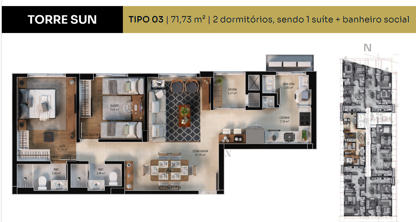 2 Quartos