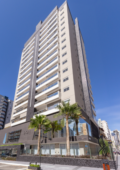 Fachada do Don Residence em São José